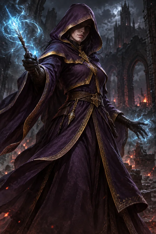 Arcanist, varas y energía arcana